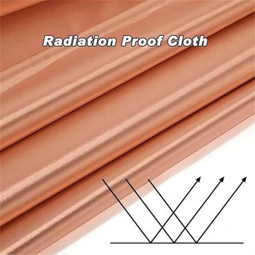 Penjury PURE COPPER FABRIC ANTI-RADIATION Emf/Emi Protection Material Blocking Rfid/Rf Shields Wifi Phone Signal Conductive Cloth thumb #4