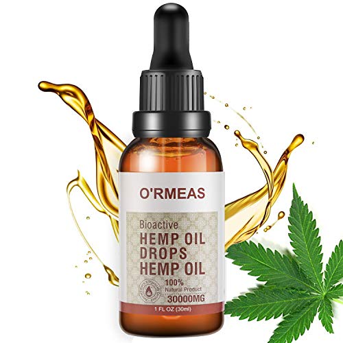 Hemp Oil Extract for Pain & Stress Relief – 30000mg of Organic Hemp