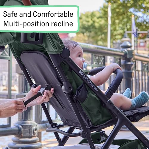 Image of Ingenuity 3Dquickclose CS+ Compact Fold Stroller - Lightweight Stroller with Oversized Canopy, Extra-Large Storage and Compact Fold, Forest