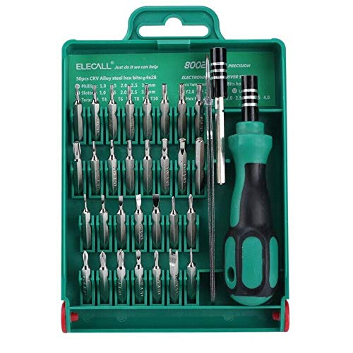 PRAV® 1X(ELECALL 33 in 1 Screwdriver Set Interchangeable Torx Tweezer Extension R C6K4