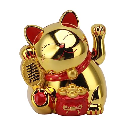 Mumusuki Winkekatze, Chinesische Lucky Cat, Glückskatze-Winkearm,...