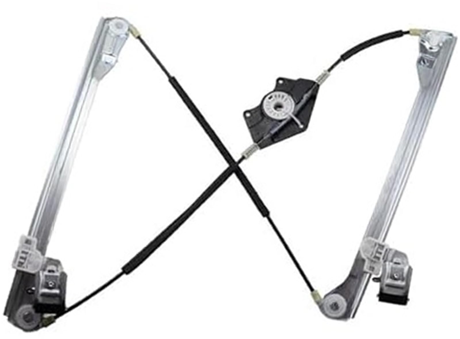 Pizgear Black Front Left Window Control Drive Electric Window Regulator, For Vw, For Passat, For B5 1998-2000 2001 2002 2003 2004 2005 Car Front Left Right Power Lift B5839461 3B5839462(Black Front Left)