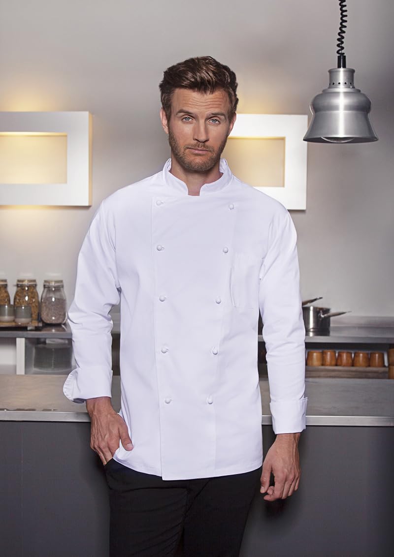 Karlowsky Chaqueta de cocinero Basic blanco - talla L