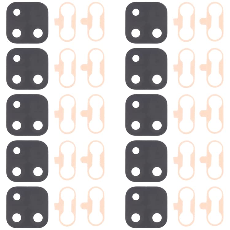 HONGYAN 10 PCS Back Camera Lens for Xiaomi Redmi 10C/Redmi 10 India/Redmi 10 Power/Poco C40