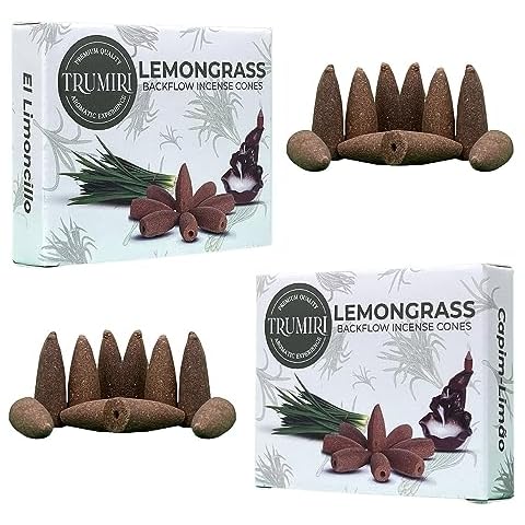 TRUMIRI Lemongrass Backflow Incense Cones Cover
