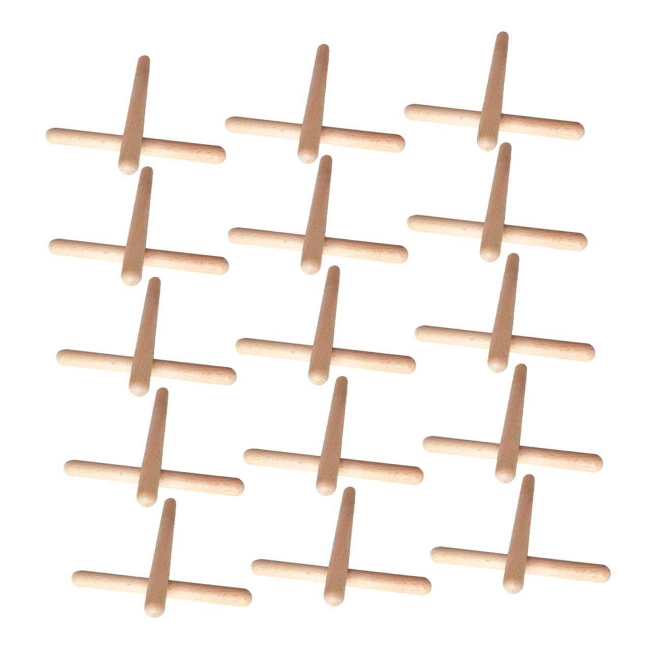 Didiseaon 32 Pezzi Bacchette Ritmiche in Legno Per Ragazzo Ragazza, Bastoncini Musicali Per Strumenti a Percussione, Set Educativo Per Gioco e Apprendimento Musicale Nelle Feste