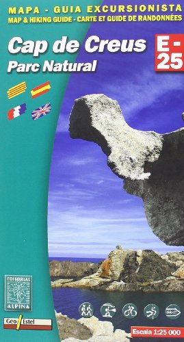 Cap de Creus Wanderkarte 1 : 25 000 (Mapa Y Guia Excursionista)