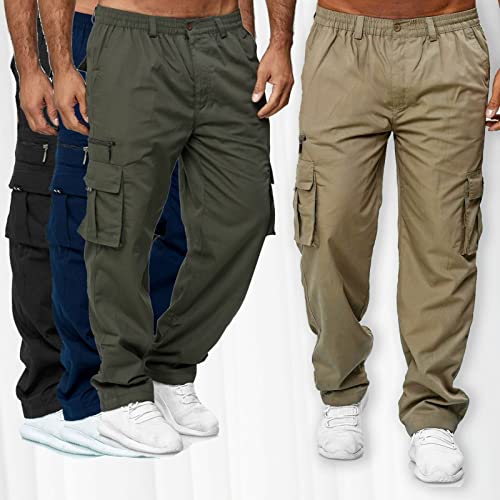 Julidostore Stretchmotions - Super Stretch Ice-Silk Comfort Cargo Pants Multi Pockets Outdoor Lightweight Hiking Jogger3