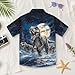 Dremagia Dinosaur Shirt Boys 11/12 Short Sleeve Button Down Shirt Summer Vacation Beach Swim Suits Classic Fit Collar T-Shirt V Neck Dress Tshirt Quick Dry Athletic Costume, Size L