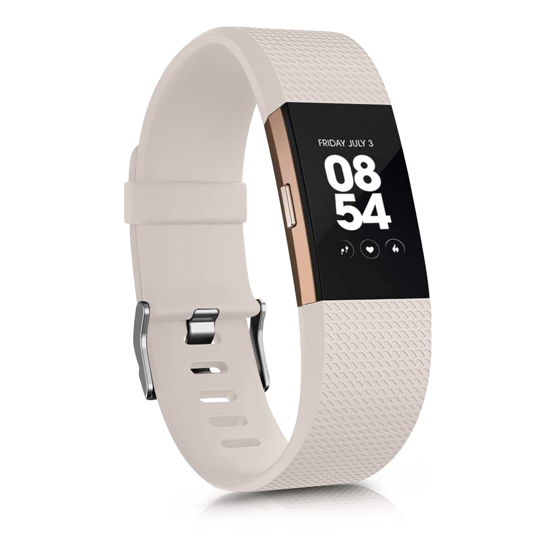 Tobfit Watch Strap Compatible for Fitbit Charge 2 (Watch Not Included), Removable Soft Belts for Charge 2 Wristband, Smartwatch Band for Men & Women (S, Starlight) (B0DCZFW829) Amazon Price History, Amazon Price Tracker