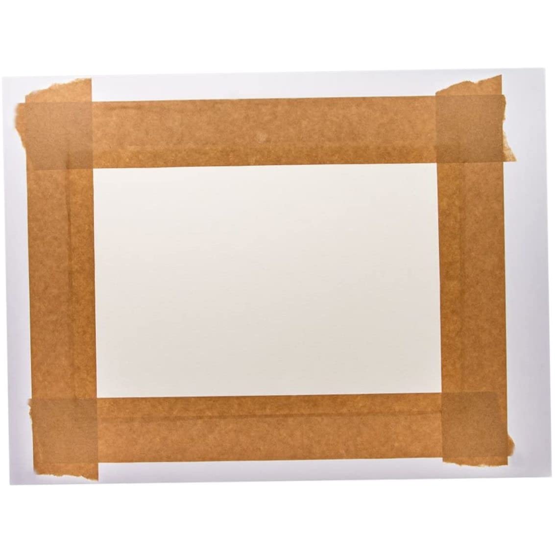 Clairefontaine 396805C Rouleau Kraft Gommé - Ruban Papier Kraft Blanc