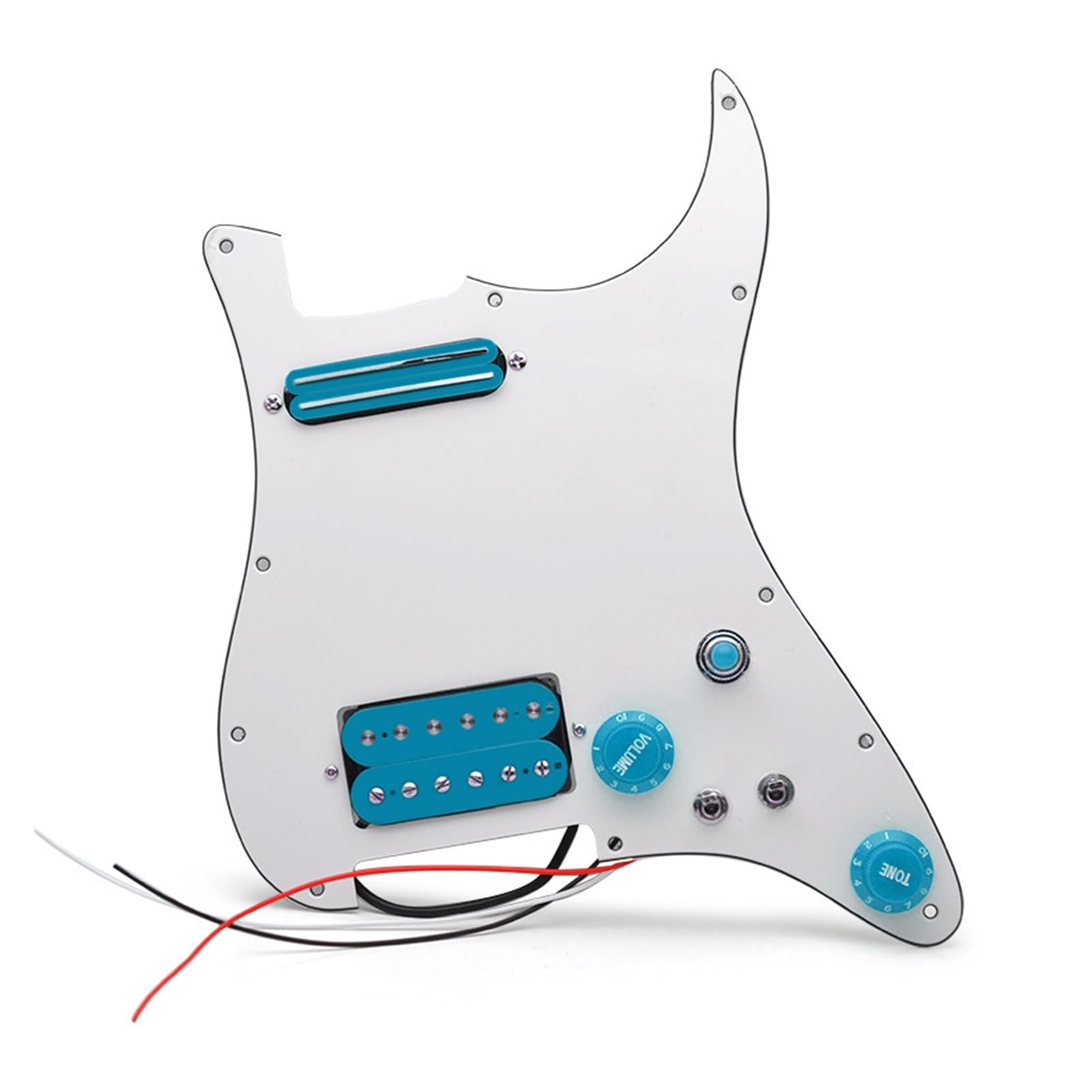 La Chitarra Elettrica Con Magnete Pickguard Alnico5 È Adatta Ai Principianti Pickup Per Battipenna Della Chitarra(Blue)