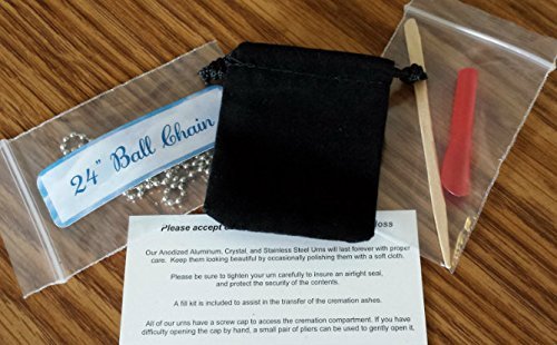 Set of TEN Classic Brushed Silver ANOINTING OIL HOLDER/Vial Necklaces with ENGRAVED BLESSING - Includes Velvet Pouches, Ball-Chains & Funnel