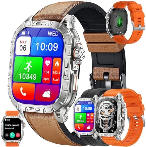 Generic Montre Connectée Avec Écran AMOLED 1.96, Appel Bluetooth, Moniteur SPO2, Fréquence Cardiaque, Fitness Sport à prix pas cher | Maroc