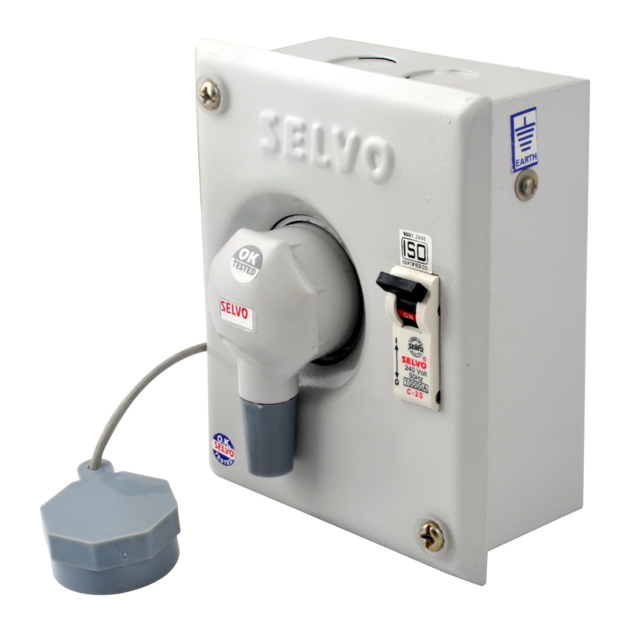 SELVO 20 Amps SPN Distribution Board with Two Pin Metal Clad Industrial Plug and Socket (Fitted with 20A Single Pole MCB) (B09WVQWV71) Amazon Price History, Amazon Price Tracker