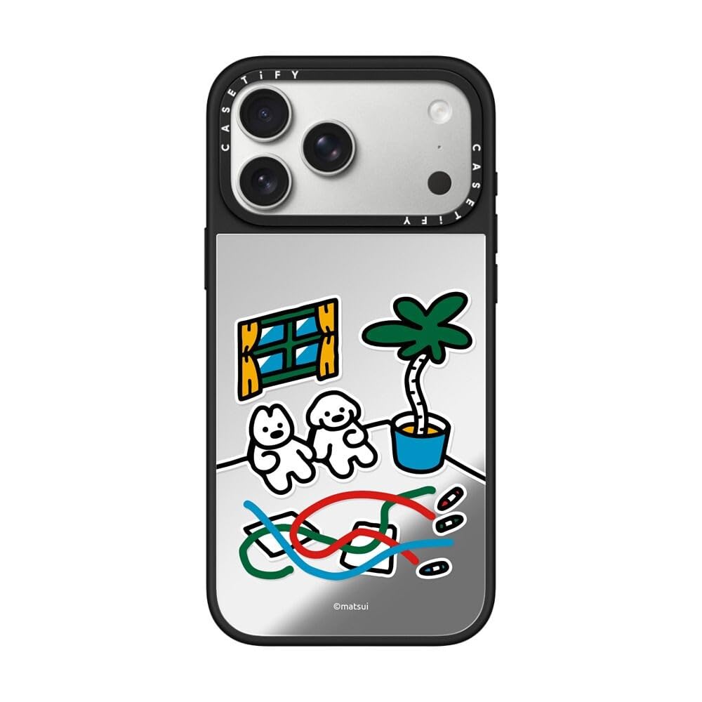 CASETiFYミラー iPhone 17 Pro Max ケース [鏡面(スマホカバー)/MagSafe対応/指紋防止] - I've done it - シルバー (ブラックバンパー)