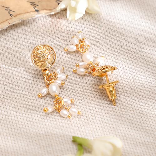 Image of Rubans Pearl Beaded Necklace Set Jewellery Gift for Women & Girls