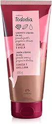 Sabonete Líquido Gel Cereja e Avelã Todo Dia Natura 190g