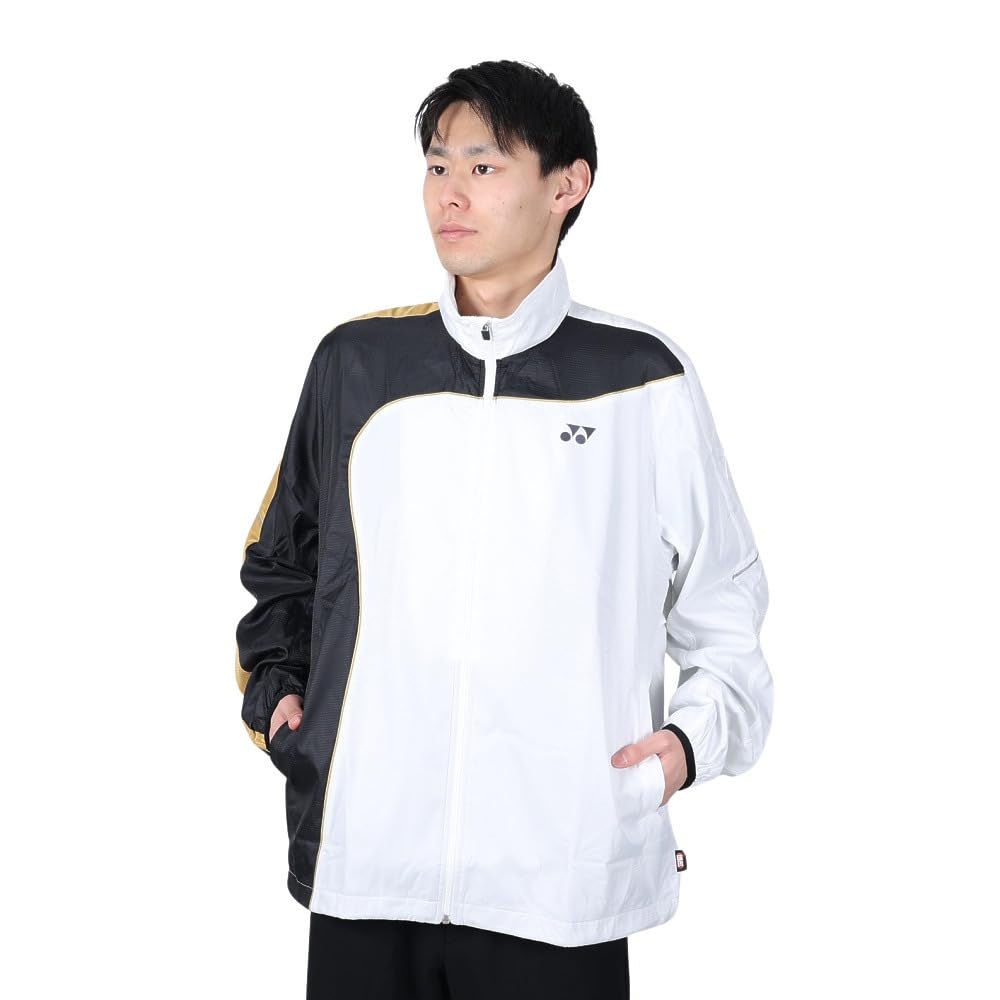Mサイズ　ウィンドウォーマーシャツ　新品　受注会限定　YONEX　ウェア ユニ裏地付ウィンドウォーマーシャツ(フィットスタイル). 70101