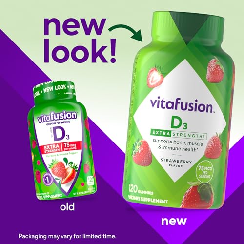 Vitafusion Vitamin D3 Gummies | 3000 IU (75 mcg) Per 2 Gummies - image 2