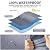 Pertotoy Outdoor Couch Cover Waterproof Patio Furniture Covers, 3-Seater Patio Sofa Cover Heavy Duty 600D Durable UV Anti-Fading, 93" Wx 40" Dx 35" H, Gray/Dark Gray