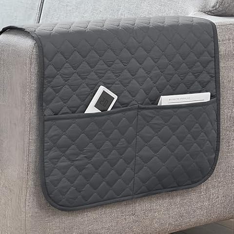 Gericco 89" Deep Seat Sofa 3-Seater Sofa with Comfy Cushion Mid Century Modern Couches Armrest Cover, Upholstered Comfy Sofa Couch Arm Protector, Ash Grey Cover