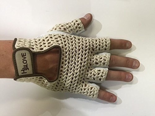 HJ Half Finger Golf Glove, Mens Large, fits on Right Hand, 3-Gloves