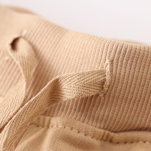 Toddler Boy Girl Cartoon Pattern Sweatpants Cotton Drawstring Elastic Waist Sport Jogger Pants with Pocket Age 2T-7T3