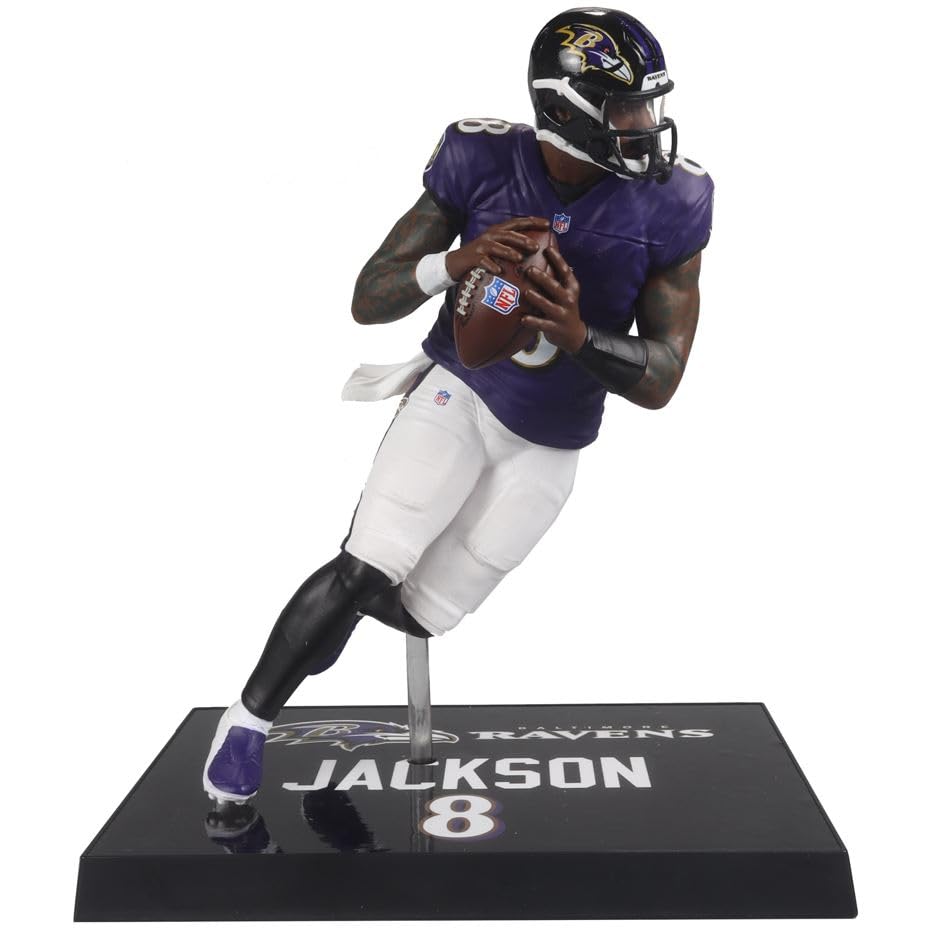 ✈新品　NFL　スティーブン ジャクソン　ラムズ　大きめ アクション フィギュア Amazon.co.jp: ラマー・ジャクソン(ボルチモア・レイブンズ) NFL 7
