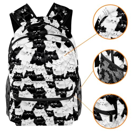 Sac à dos d'école et de voyage décontracté multicolore pour filles et garçons - 3