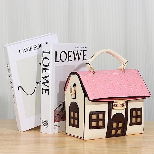 Bolso Tote con forma de casa para mujer miniatura 3