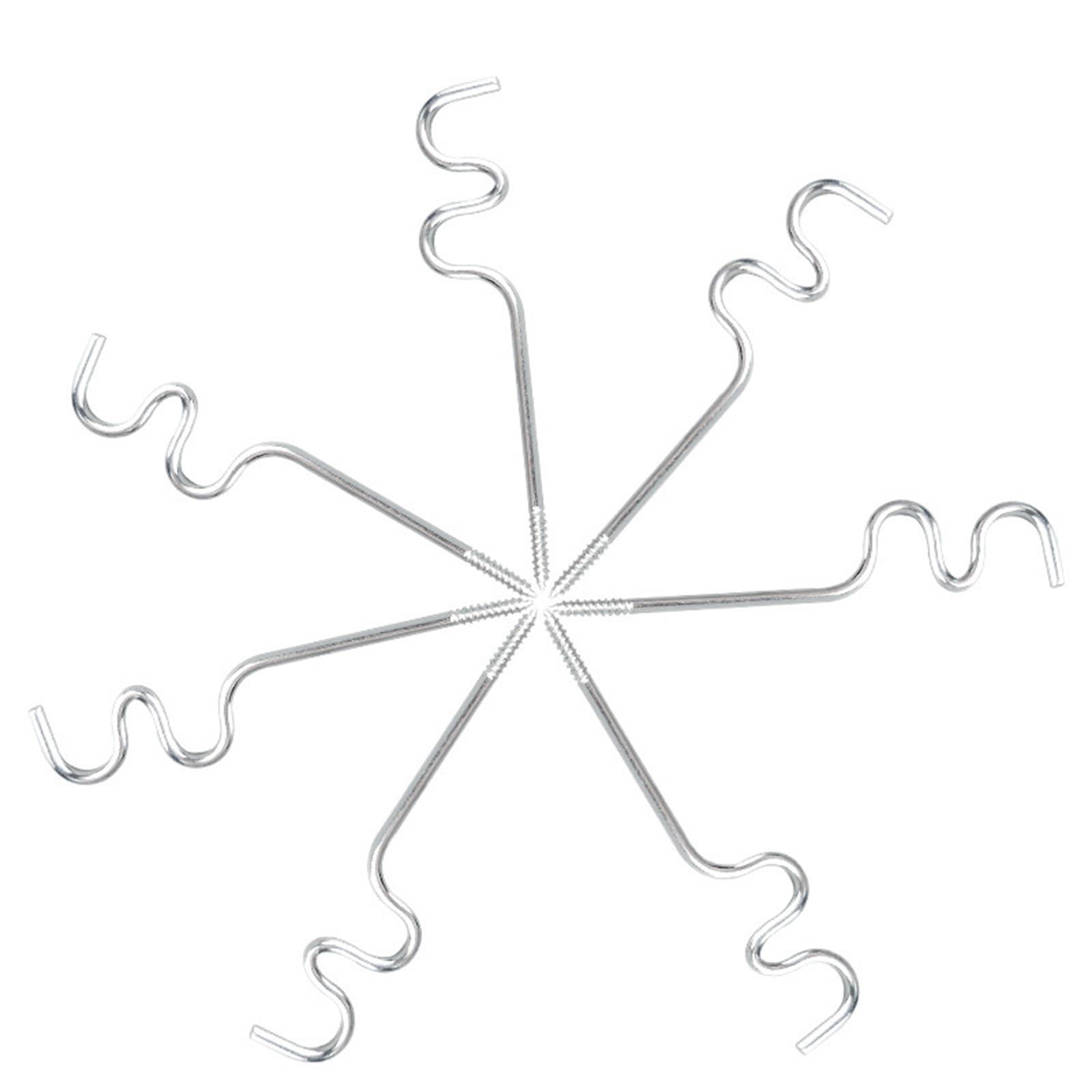 Yrohgkpn B 6Pcs Curtains Rods Hardware Rackets Curtain Rod Hooks For Wall Single Curtain Rod Simple Curtains Rods Holders Single Racket