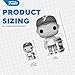 Funko POP! Keychain: Patchwork - Batman​ - DC Comics Novelty Keyring - Collectable Mini Figure - Stocking Filler - Gift Idea - Official Merchandise - Comic Books Fans - Backpack Decor