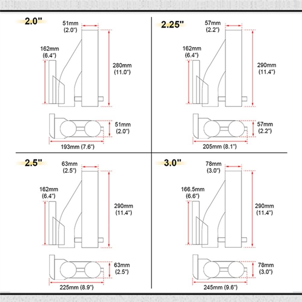 Universal 3 "Valve à Double Soupape Échappement Électrique Valve D'Échappement Y-Type D'Échappement Type de Silencieux à Distance sans Inclus Le Système 3 Pouces