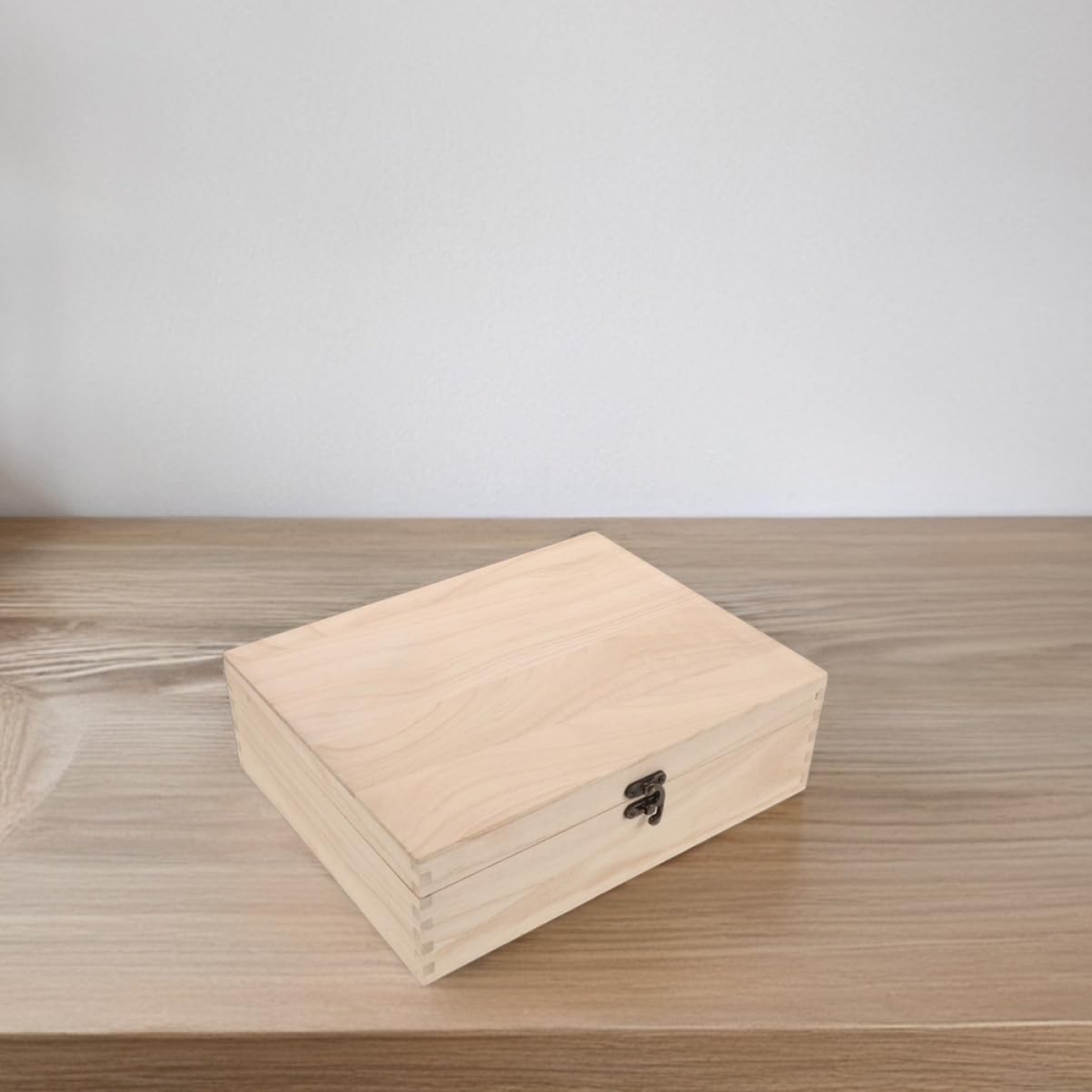 Abaodam 2 Piezas Cajas Decorativas Sin Terminar Caja De Joyería De Con Pestillos