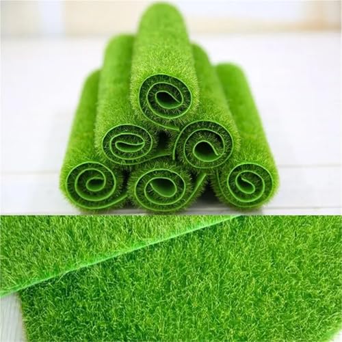 Gazon synthétique 10 pcs 30x30cm pour décoration de cour - 6