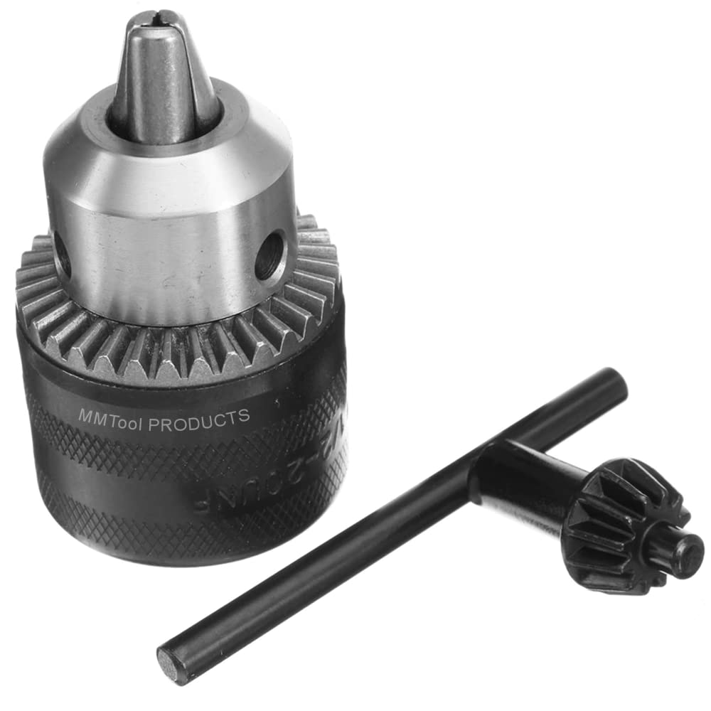 まど MMTool PRODUCTS 13mm Drill Chuck With Key Thread Size 1/2-20UNF