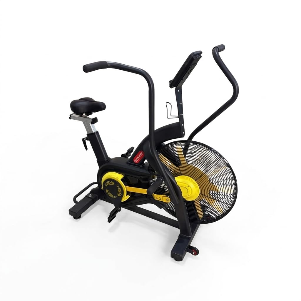 Gym24 Commercial Assault Airbike Full Body Workout with Hand Movement Weight Capacity 250 kg Model: AAA-image-12