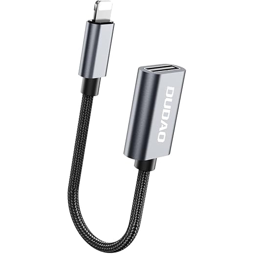 DUDAO OTG Adapter 30 for iPhone/iPad Gray