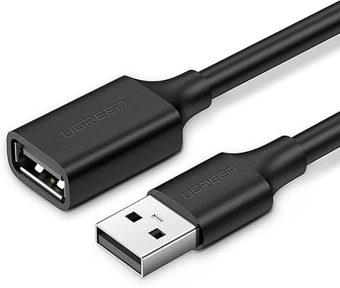 Ugreen USB Uzatma Kablosu 50 Cm, Siyah