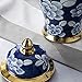 Antique Traditional Porcelain Vase Ceramic Decorative Vases Blue and White Porcelain Temple Jar Vase China Ming Style Antique Decorative Artwork-a H40cmx21cm