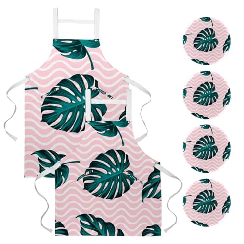 Tablier de cuisine avec 4 broches incluses pour un ajustement parfait en travail