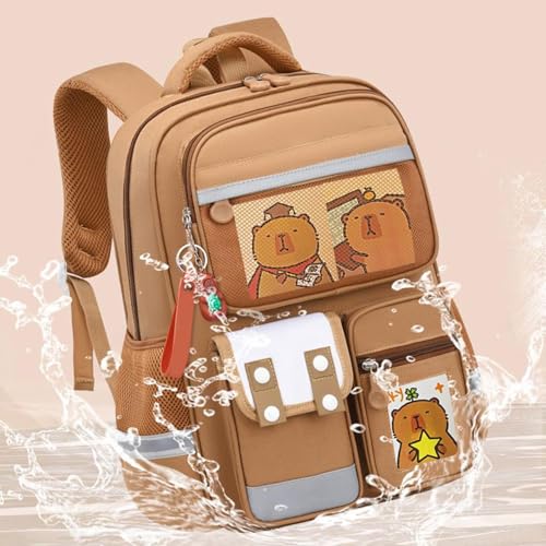 Sac à dos Capybara pour ordinateur portable au lycée et en weekend - 4