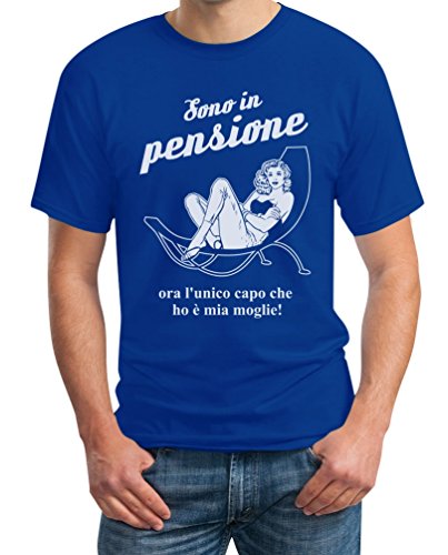 Maglietta Uomo Sono in Pensione, Ora l'unico Capo