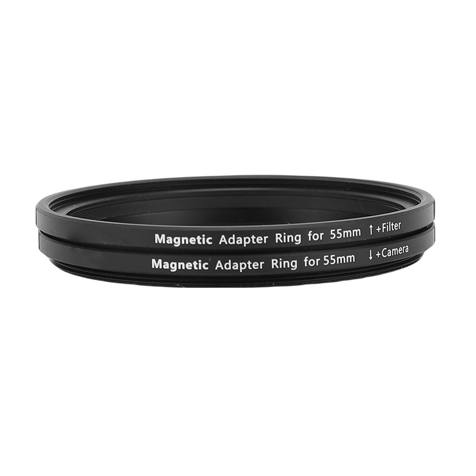 Zunate Kit de Adaptador de Filtro Magnético, Aleación de Aluminio de 55-55 Mm CNC Mecanizado en Rosca Al Convertidor Magnético con Ajuste Seguro para Cambios de Filtro Rápido