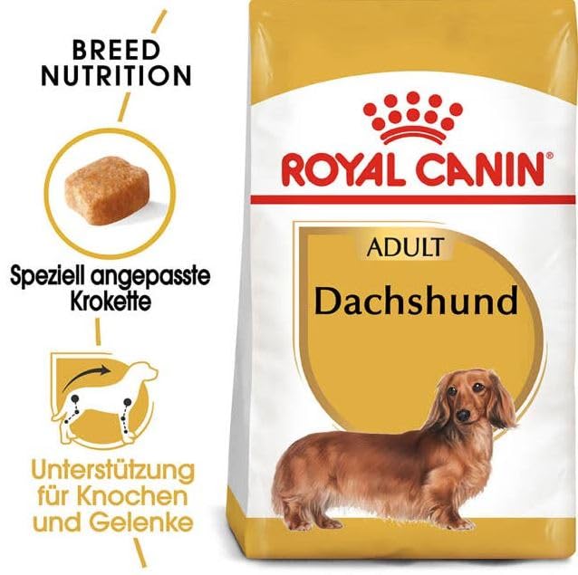 ROYAL CANIN Dachshund Adult | 4er Pack | 4 x 500 g | Alleinfuttermittel für ausgewachsene Dackel ab dem 10. Monat