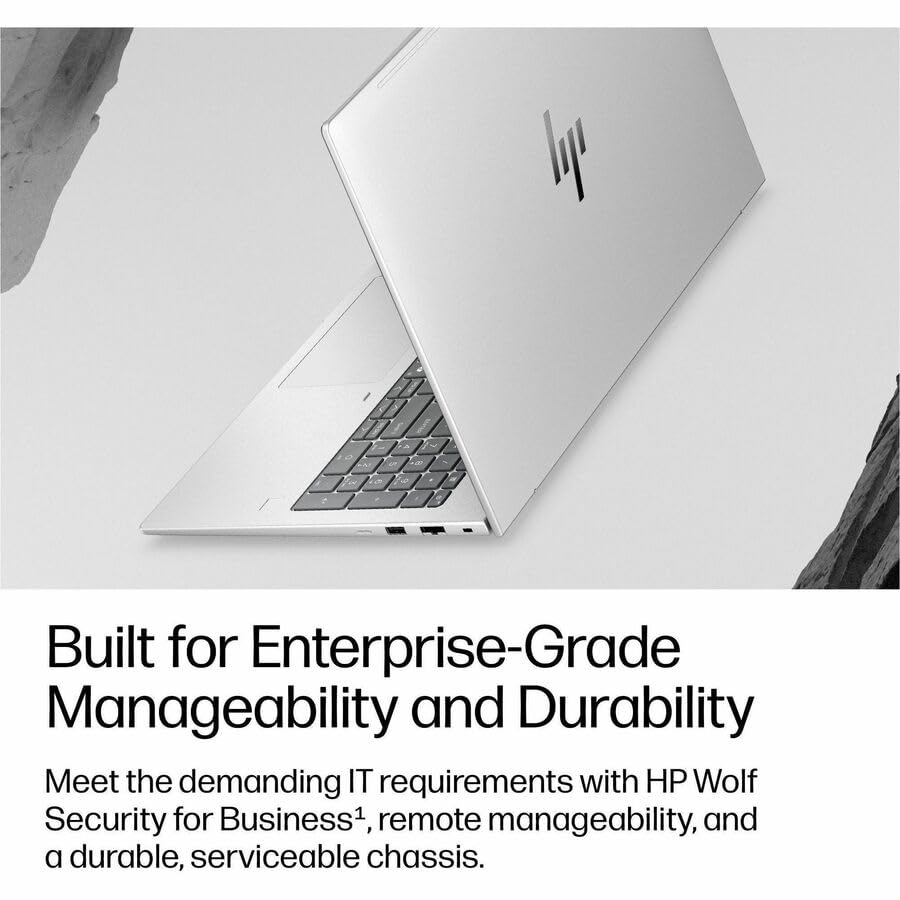 Image of HP EliteBook 6 G2a 16 inch Copilot+ PC Notebook - WUXGA - AMD Ryzen AI 5 PRO Ryzen AI PRO 400 435-16 GB - 256 GB SSD - English Keyboard - Pike Silver Aluminum - AMD Chip - 1920 x 1200 - Windows 11 - - I