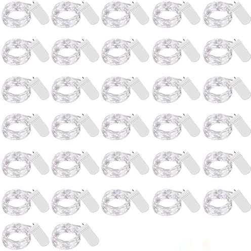 VOOKRY 32 Pcs Fairy Lights Battery Operated String Lights - 10 ft...