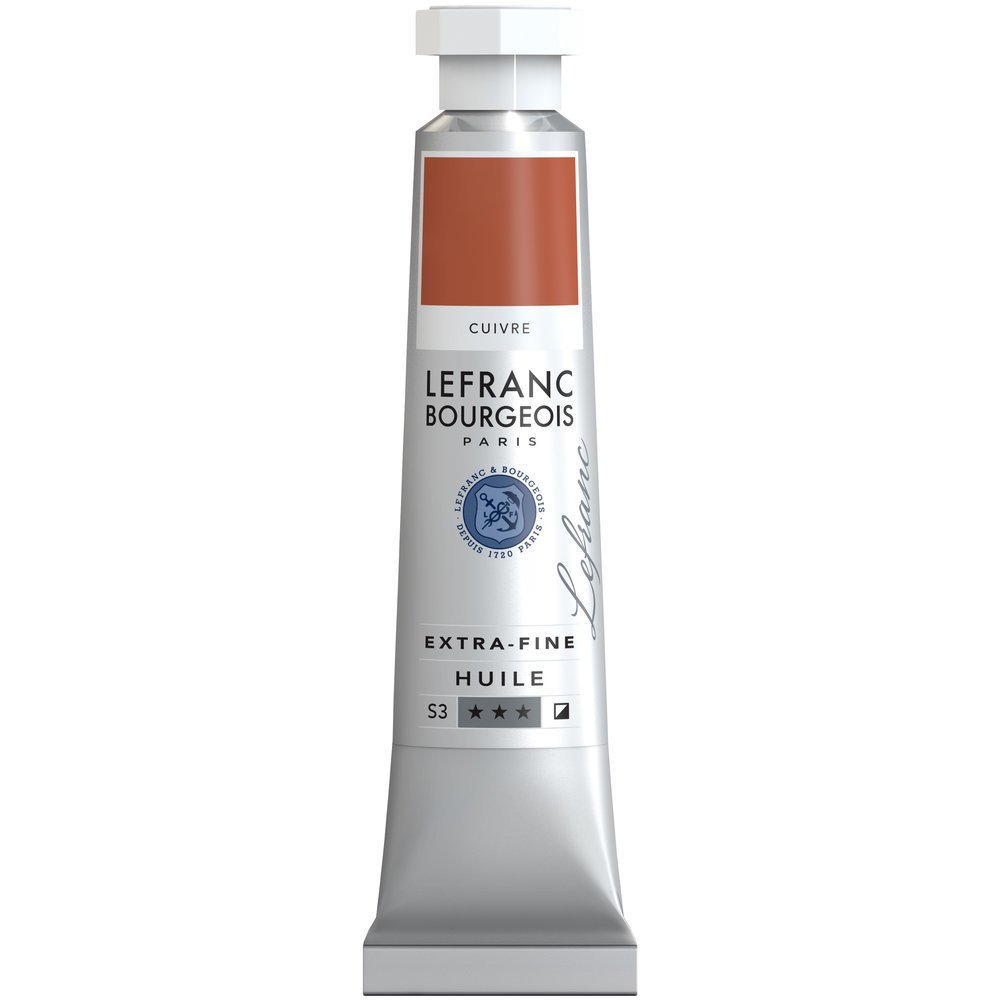 Lefranc & Bourgeois Extra Fine Lefranc Oil paints Artist Pigments, oil-based paint, copper, 20 ml
