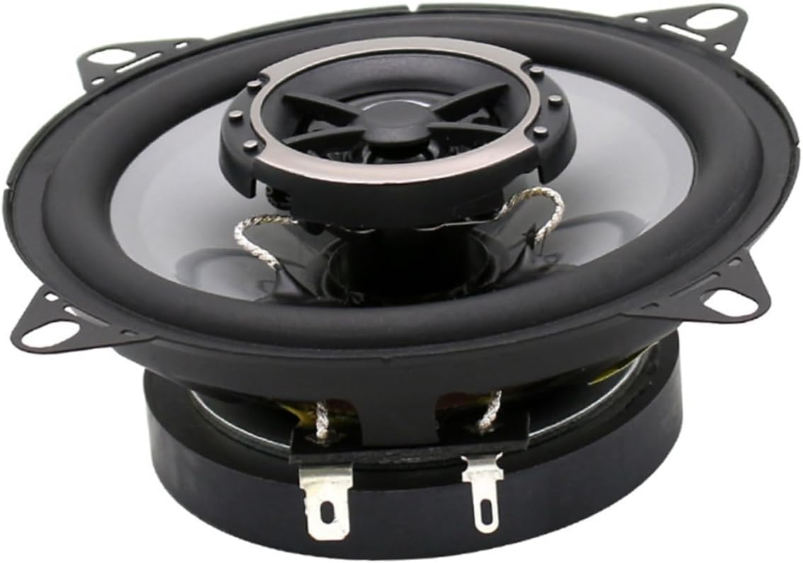 2Pcs Car Speakers Durable Dual Cone Audio Horns with Stylish Black Design High Efficiency Automotive Sound System Easy Installation for Enhanced Stereo